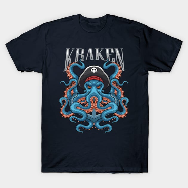 The Kraken's Lair: Nautical Terror T-Shirt by TheMythicalCreatures